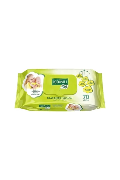 Komili Soft Islak Bebek Havlusu 4x70 Avantaj Paketi 7 Paket - 2