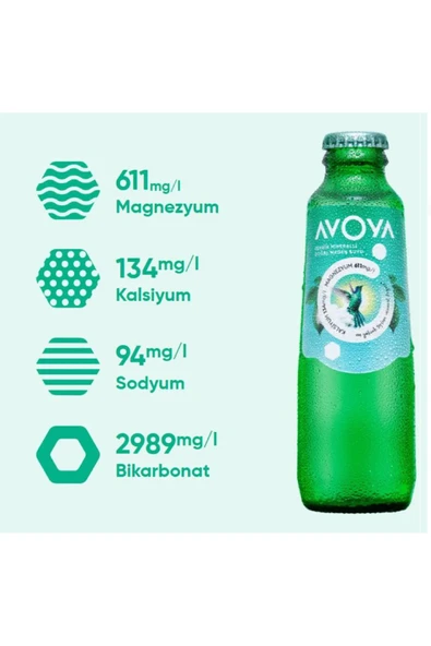 AVOYA Maden Suyu 200 ml x 12 Adet - 2