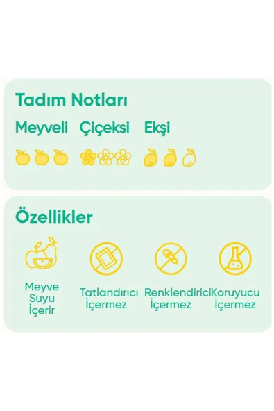 AVOYA Meyveli Doğal Zengin Mineralli Gazlı İçecek Limon ve Limon Çiçeği 200 ML x 6 - 3