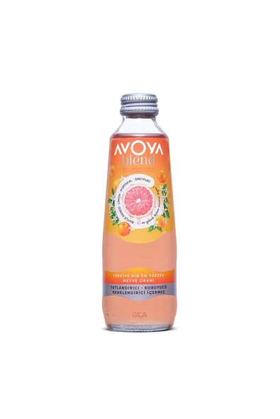 AVOYA 6'LI BLEND GREYFURT&PORTAKAL MEYVELİ MADEN SUYU 250ML - 3