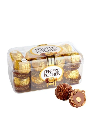 Ferrero Rocher Fındıklı Truffle Çikolata T16 200 gr Altın Rocher Trüf Yaldızlı Çikolata