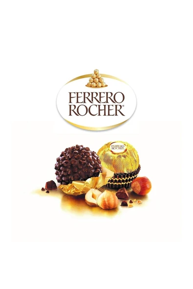 Ferrero Rocher Sütlü Bütün Fındıklı Çikolata 3'lü 37,5 gr X 16 Adet - 3