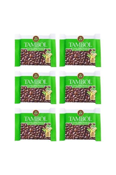 Kahve Dünyası Tambol Antep Fıstıklı Sütlü Çikolata 77 gr x 6 Adet