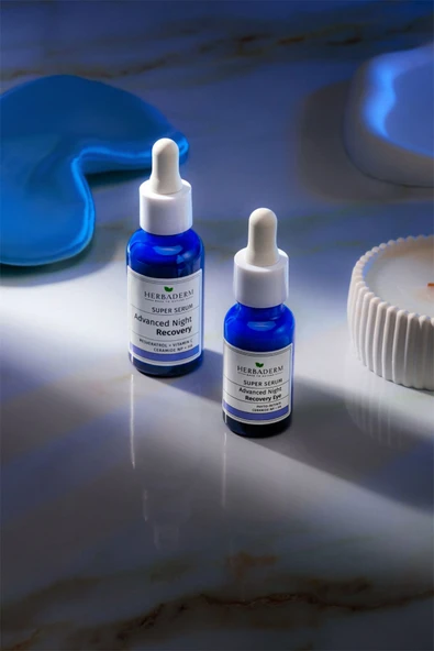 Herbaderm Kırışıklık Karşıtı, Aydınlatıcı Gece Göz Çevresi Serumu Advanced Night Recovery (BAKUCHİOL) - Resim 2