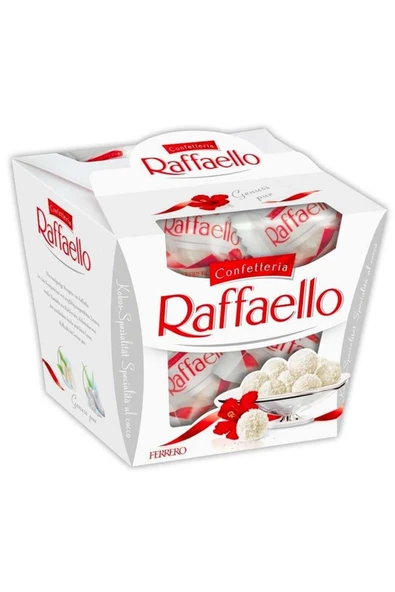 Ferrero Rocher Raffaello Badem Hindistancevizi Krema Dolgulu Beyaz Çikolata 150 gr