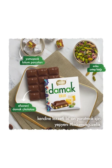Damak Nestle Damak Lokum Çikolata 60 G - 2