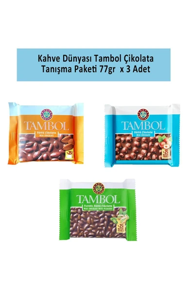 Kahve Dünyası Tambol Tanışma Paketi 77gr x 3 Adet