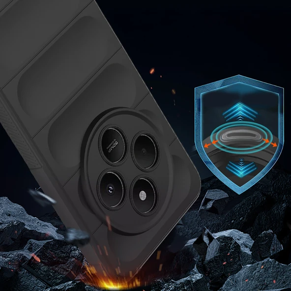 Xiaomi Redmi 14C 4G Kılıf Esnek TPU Oyuklu Arka Yüzey Tasarımlı Zore Etnik Silikon Kapak - 7