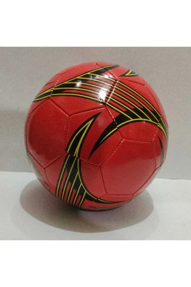 Futbol Topu Dikişli No 5 - Kırmızı - 3