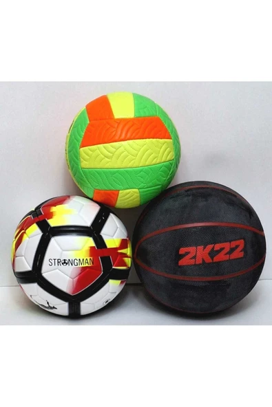 4 Astarlı SERT Zemin MAÇ TOPU+ KALİTELİ BASKETBOL + KALİTELİ SOFT VOLEYBOL TOPU