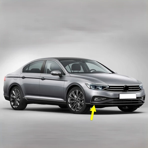 VW Passat B8.5 2020-2023 Ön Tampon Sağ Alt Kromaj Çıtası 3G0853254D