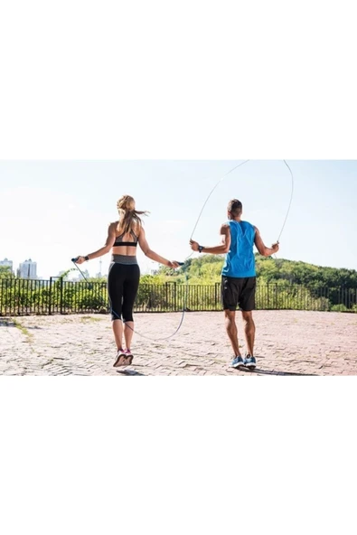 Atlama Ipi Egzersiz Fitness Vücut Şekillendirme Ip Atlama Aerobik Kondisyon Spor Aleti - 6