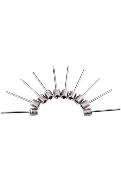 10'lu Top Şişirme Iğnesi Top Iğnesi Pompa Iğnesi Çelik Uçlu - Resim 4