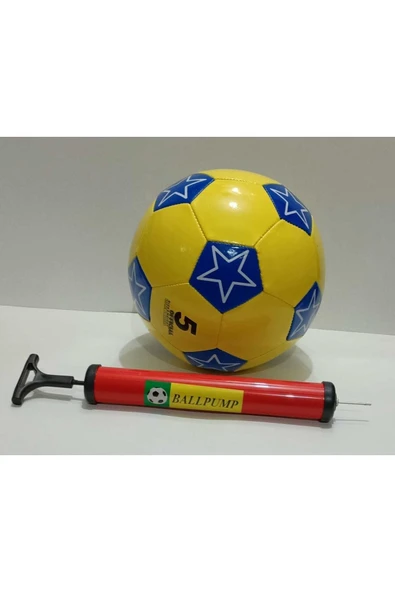 5 Numara Futbol Topu Ve Şişirme Pompası