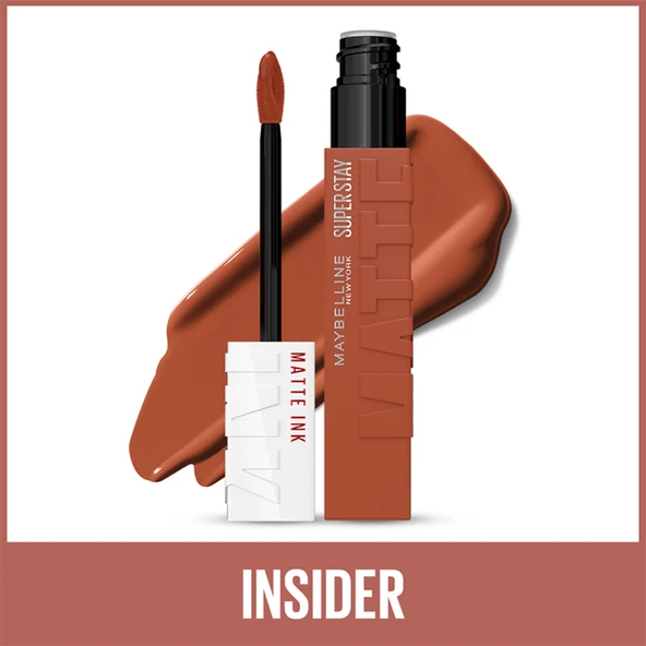 Maybelline New York Super Stay Matte Ink Likit Mat Ruj - 500 Insider - 2