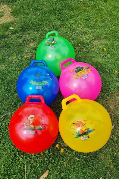 Zıp Zıp Kanguru Zıplama Plates Topu Çocuk Plates Topu 100 Cm Çap 40 Cm Yüksek - 2