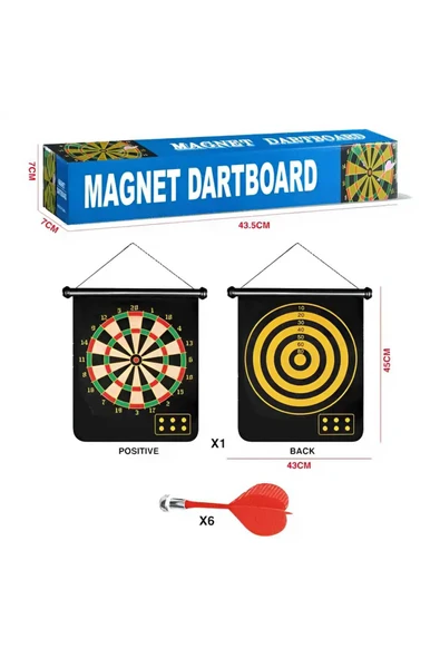 EN Büyük Boy Magnet Dartboard Manyetik Dart Mıknatıslı Dart 17 İNÇ