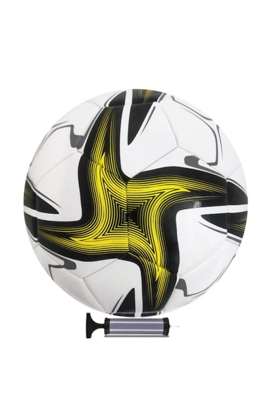 Orijinal Futbol Topu Pompalı Sert Zemin Halı Çim Saha Futbol Topu Yüksek Performans No:5 - Resim 3