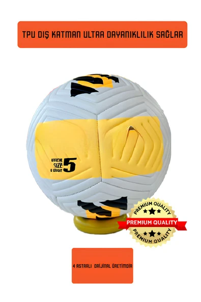Futbol Topu Dünya Kupası Profosyonel Top Halı Saha Çim Saha Sporcu Pompa - Resim 3