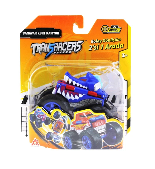 Transracers Dönüşen Araçlar Canavar Kurt / Kamyon ürün görseli 1