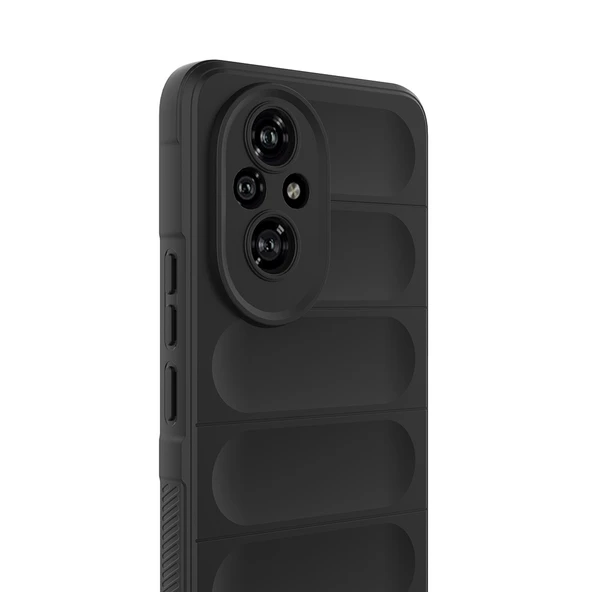 Honor 200 Kılıf Esnek TPU Oyuklu Arka Yüzey Tasarımlı Zore Etnik Silikon Kapak - 10