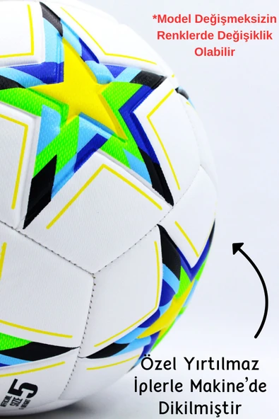 Futbol Topu Şampiyonlar Ligi Dikişli Sert Zemin Ve Halı Saha - Resim 4