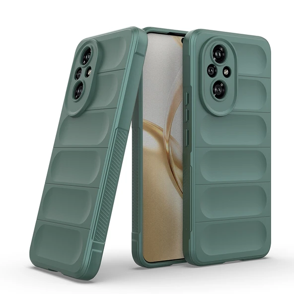 Honor 200 Pro Kılıf Esnek TPU Oyuklu Arka Yüzey Tasarımlı Zore Etnik Silikon Kapak - 2
