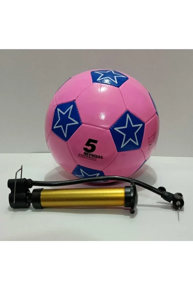 Futbol Topu Ve Şişirme Pompası - 4