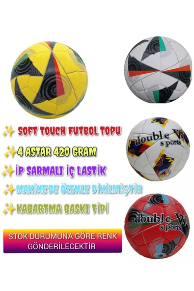 SOFT TOUCH  Dikişli Iç Ve Dış Mekan Futbol Topu ürün görseli 1