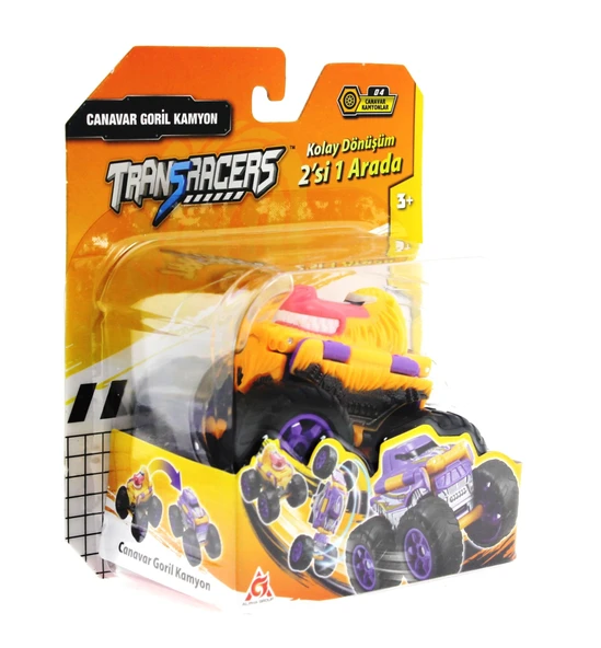 Transracers Dönüşen Araçlar Canavar Goril / Kamyon - Resim 2