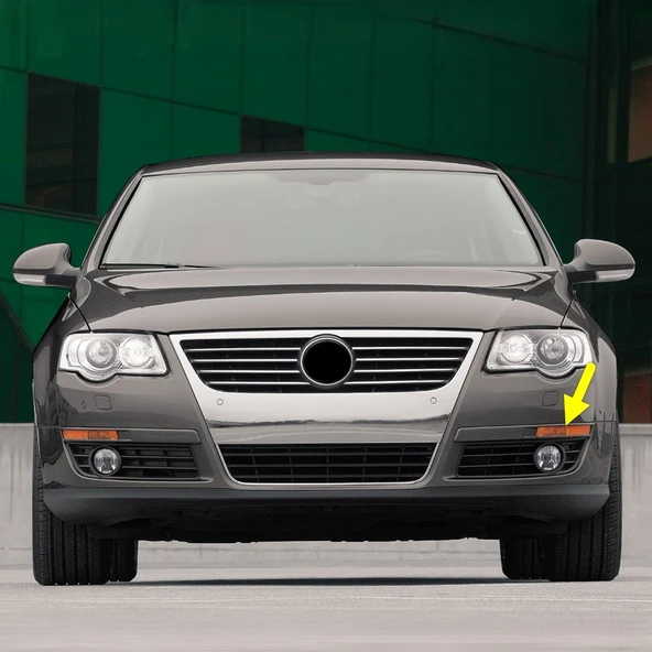 VW Passat B6 2006-2011 Ön Tampon Sol Sinyal Lambası Sarı 3C0953041J