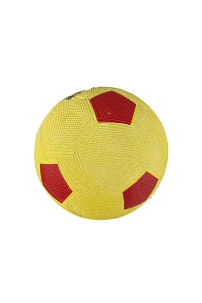 Kauçuk Futbol Top Sarı kırmzı