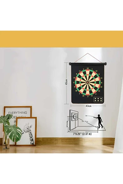 EN Büyük Boy Magnet Dartboard Manyetik Dart Mıknatıslı Dart 17 İNÇ - 3
