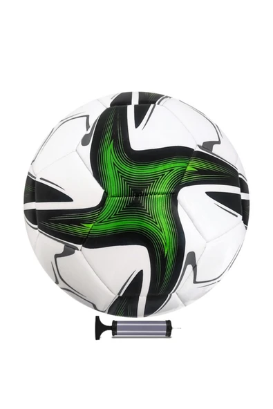 Orijinal Futbol Topu Pompalı Sert Zemin Halı Çim Saha Futbol Topu Yüksek Performans No:5 - Resim 2