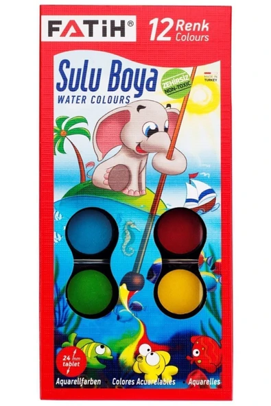 3 Lü Boya Kırtasiye Seti (Kuru+sulu+pastel Boya) - 2