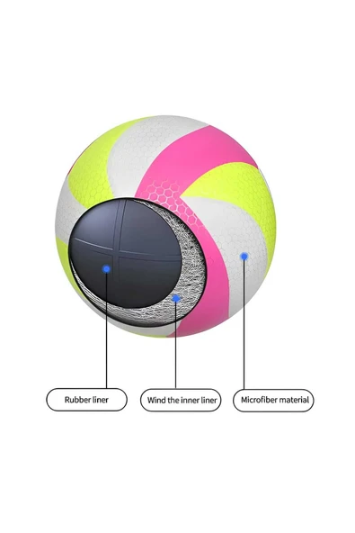 Soft Touch Synthetic Leater Voleybol Topu Hafif Kullanışlı - 4