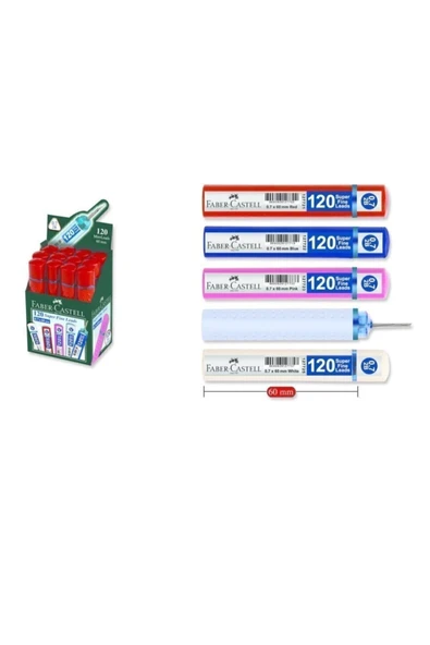 Faber-castell Grip Min 0.7 2b 60mm, 120 Li Eko Set ( 5 Adet ) 120'li Set