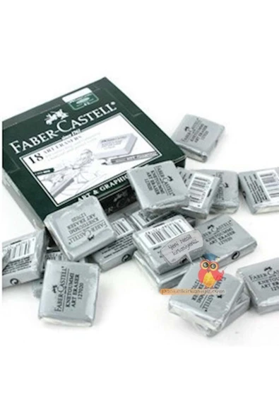 Faber-castell Gri Hamur Silgi Paket ( 1 Paket 18 Adet )