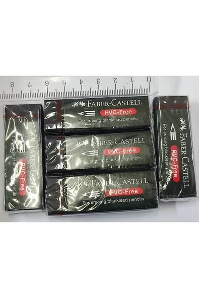 Silgi-faber-castell Büyük Boy Siyah Silgi-5 Adet - 5