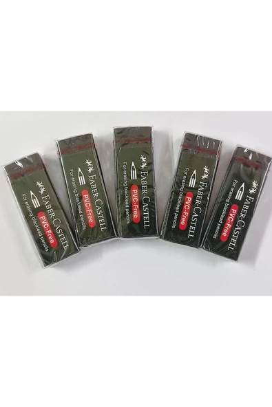 Silgi-faber-castell Büyük Boy Siyah Silgi-5 Adet - 2