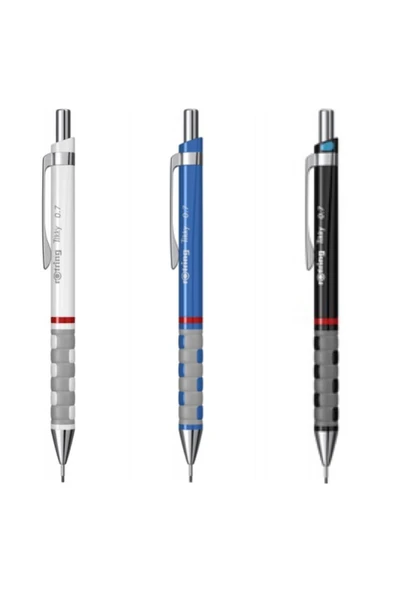 Tikky Versatil Kalem 0.7 Beyaz Mavi Siyah ürün görseli 1