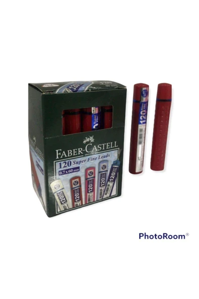 Faber Castel Uç - 120 Lik - 0,7 - 2b - 60mm - Kırmızı - 12 Li Kutu - 2
