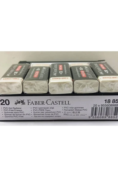 Silgi-faber-castell Büyük Boy Beyaz Silgi-5 Adet - 3