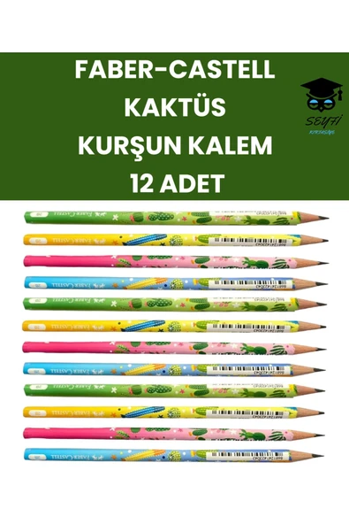 Kaktüs Kurşun Kalem Seti 12 Adet Faber-Castell