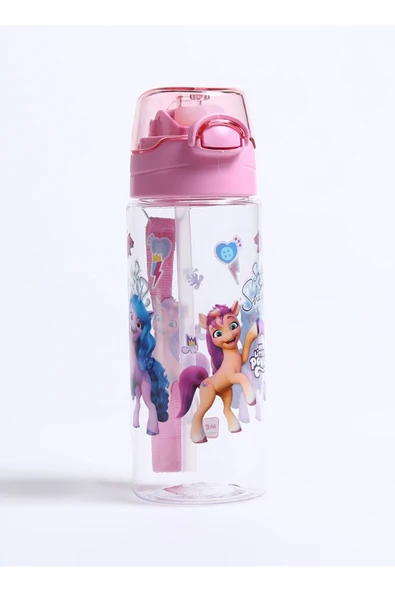 Pembe Çocuk Matarası MY LITTLE PONY PLASTİK MATARA 500 M