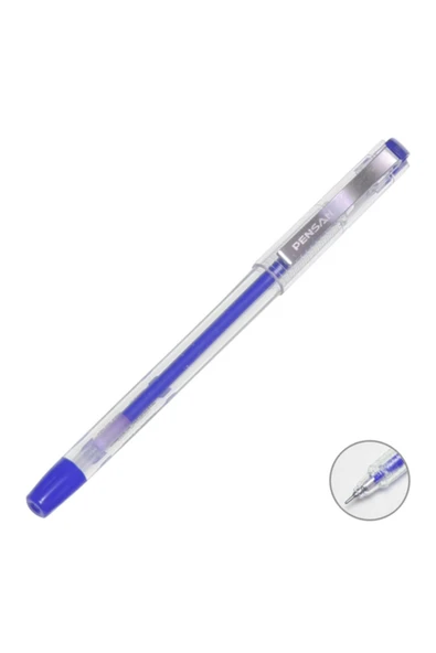 6405 Tükenmez Kalem My-king Jel 0.5 Mm Mavi 12 Li (1 PAKET 12 ADET)