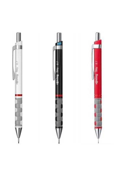 Tikky Versatil Kalem 0.7 Beyaz Siyah Kırmızı ürün görseli 1