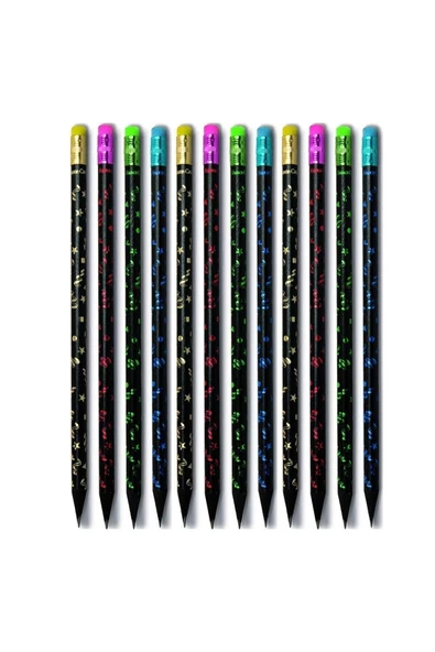 Faber-castell Party Silgili Kurşun Kalem 12 Adet ürün görseli 1