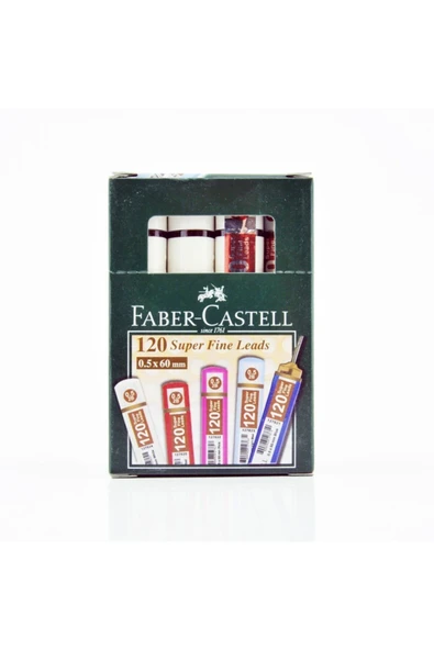 Faber-castell Grip Min 0.5 2b 60mm, 120 Li Beyaz Tüp - 5090127624