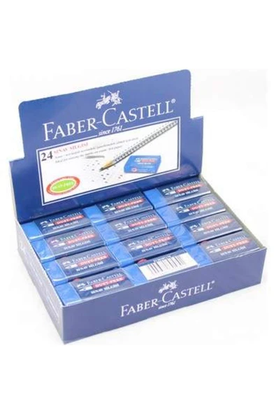 Faber-castell Sınav Silgisi Dust-free Mavi 24’lü Paket - Resim 2